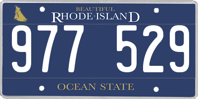 RI license plate 977529
