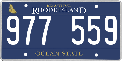 RI license plate 977559