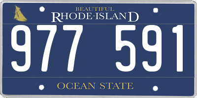 RI license plate 977591
