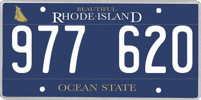 RI license plate 977620