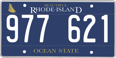 RI license plate 977621