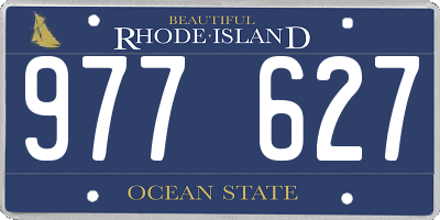RI license plate 977627