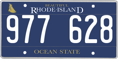 RI license plate 977628