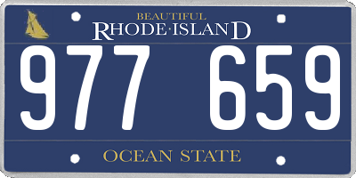 RI license plate 977659
