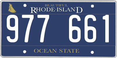 RI license plate 977661