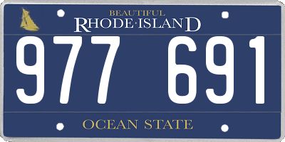RI license plate 977691
