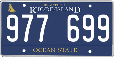 RI license plate 977699