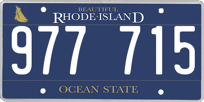 RI license plate 977715