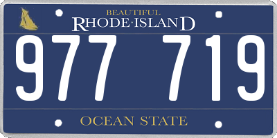 RI license plate 977719
