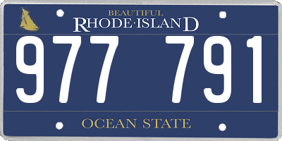 RI license plate 977791