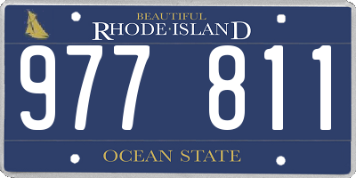 RI license plate 977811