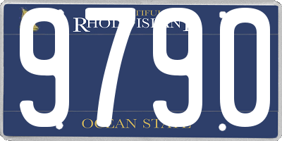 RI license plate 9790