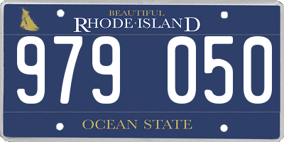 RI license plate 979050