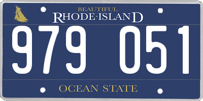 RI license plate 979051