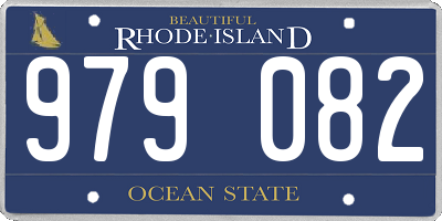 RI license plate 979082