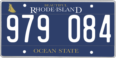 RI license plate 979084