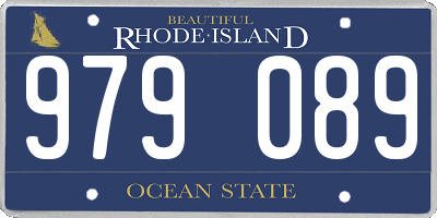 RI license plate 979089