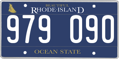 RI license plate 979090