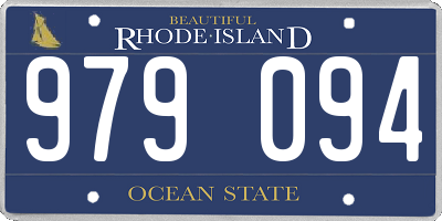 RI license plate 979094