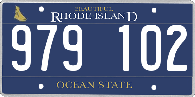 RI license plate 979102