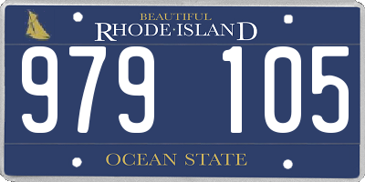 RI license plate 979105