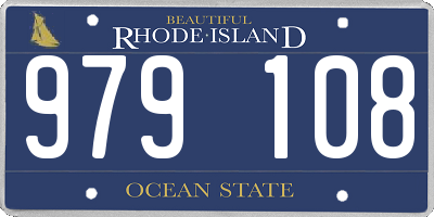 RI license plate 979108