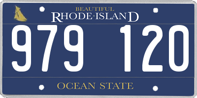 RI license plate 979120