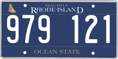 RI license plate 979121