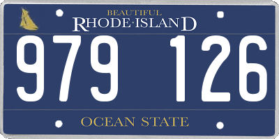 RI license plate 979126