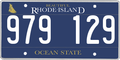 RI license plate 979129