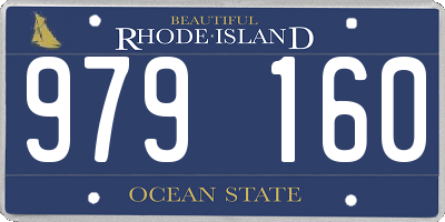 RI license plate 979160