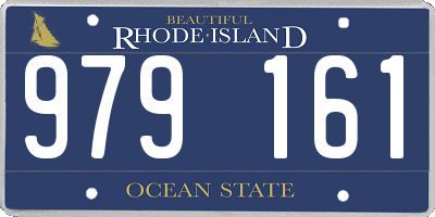 RI license plate 979161