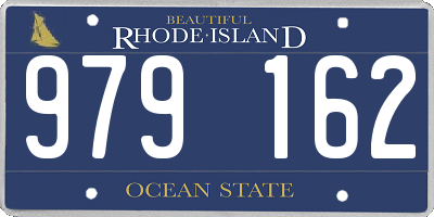 RI license plate 979162