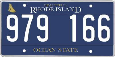 RI license plate 979166