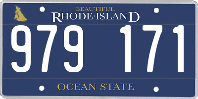 RI license plate 979171