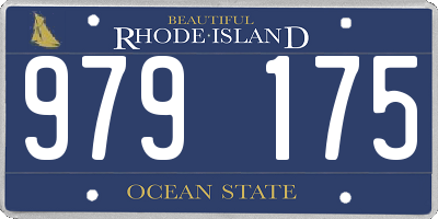 RI license plate 979175