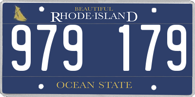 RI license plate 979179