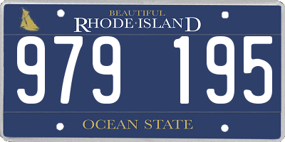 RI license plate 979195