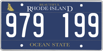 RI license plate 979199