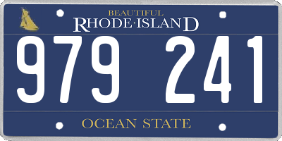 RI license plate 979241
