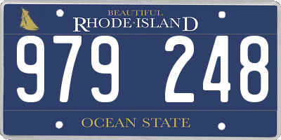 RI license plate 979248