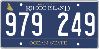 RI license plate 979249