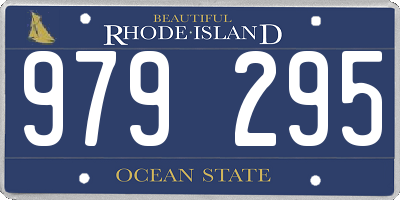 RI license plate 979295