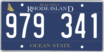 RI license plate 979341