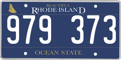 RI license plate 979373