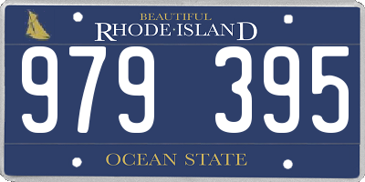 RI license plate 979395