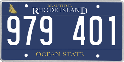 RI license plate 979401