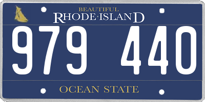 RI license plate 979440