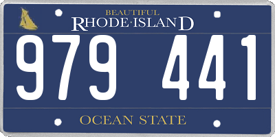 RI license plate 979441