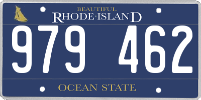 RI license plate 979462